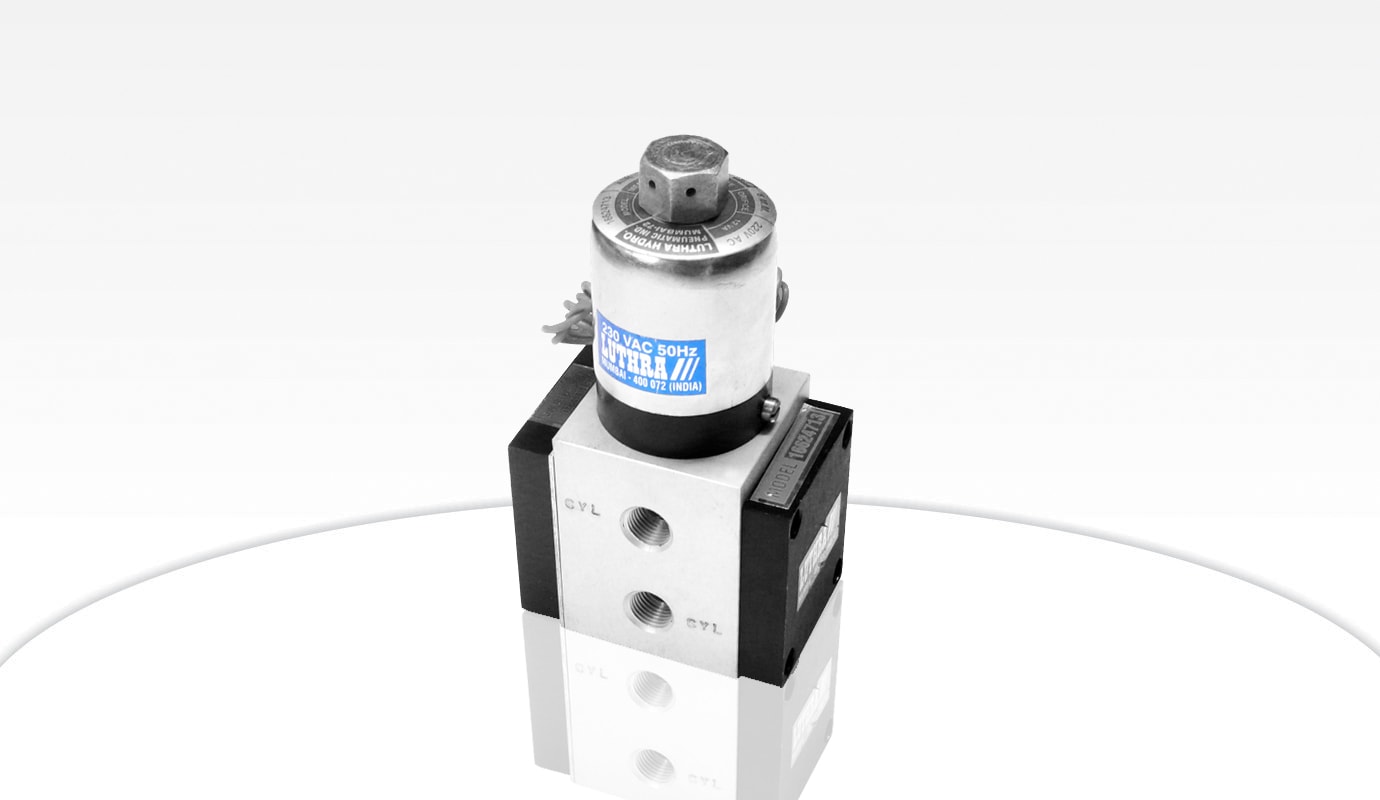 poppet type solenoid valve 4 way 4 ports